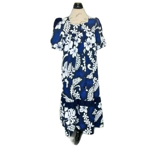 Jane M Hawaii Vintage Muumuu Dress - Picture 1 of 12